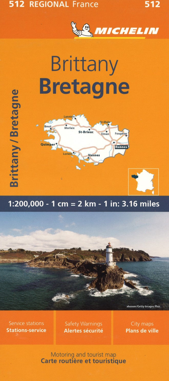 Brittany Road Map