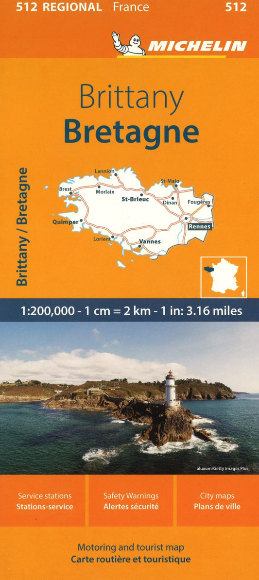 Brittany Road Map