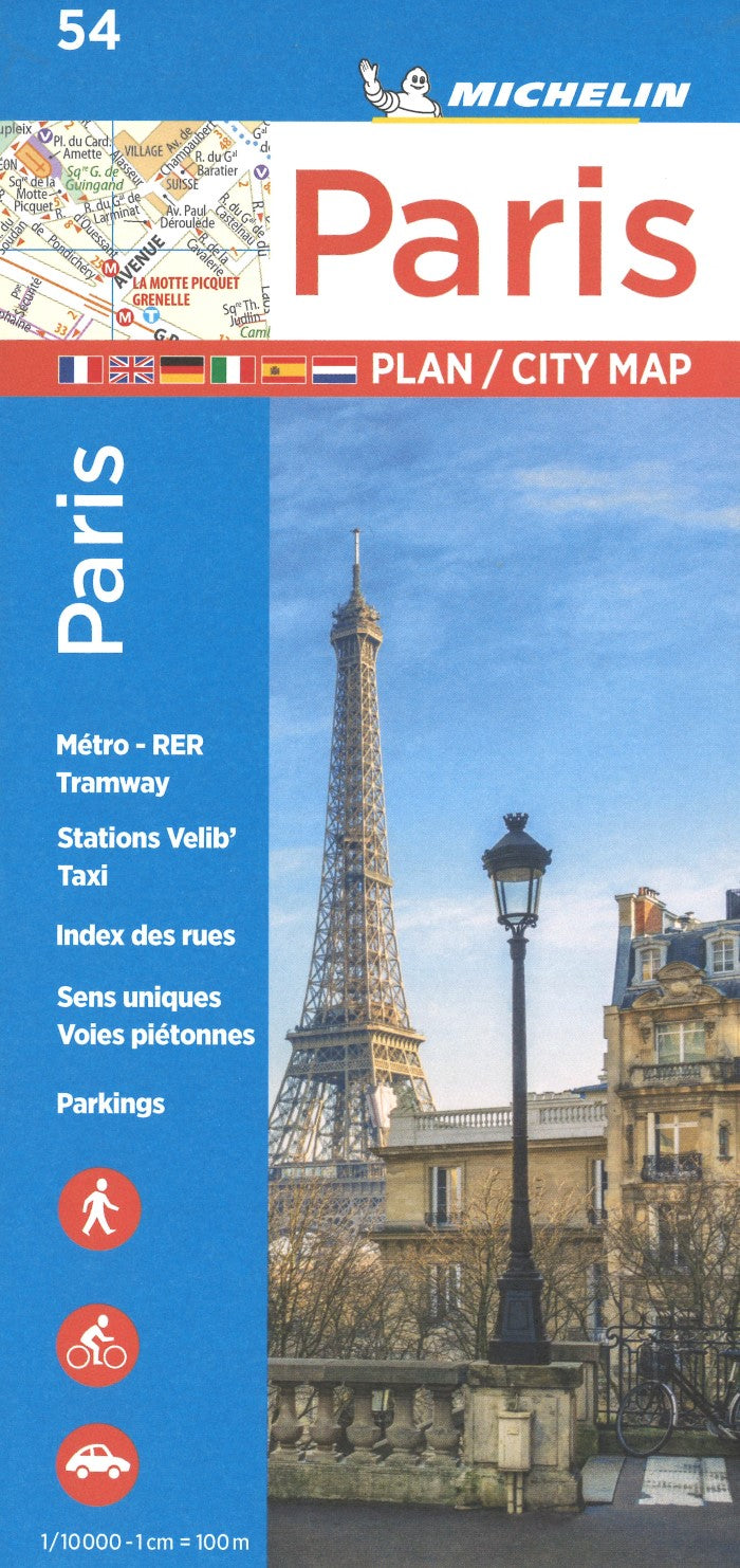 Paris, France (54) Road Map