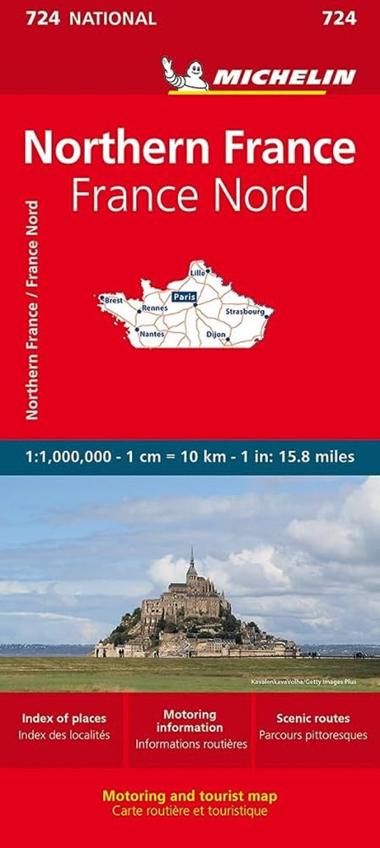 Northern France Road Map