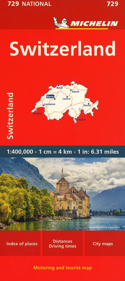Switzerland Road Map