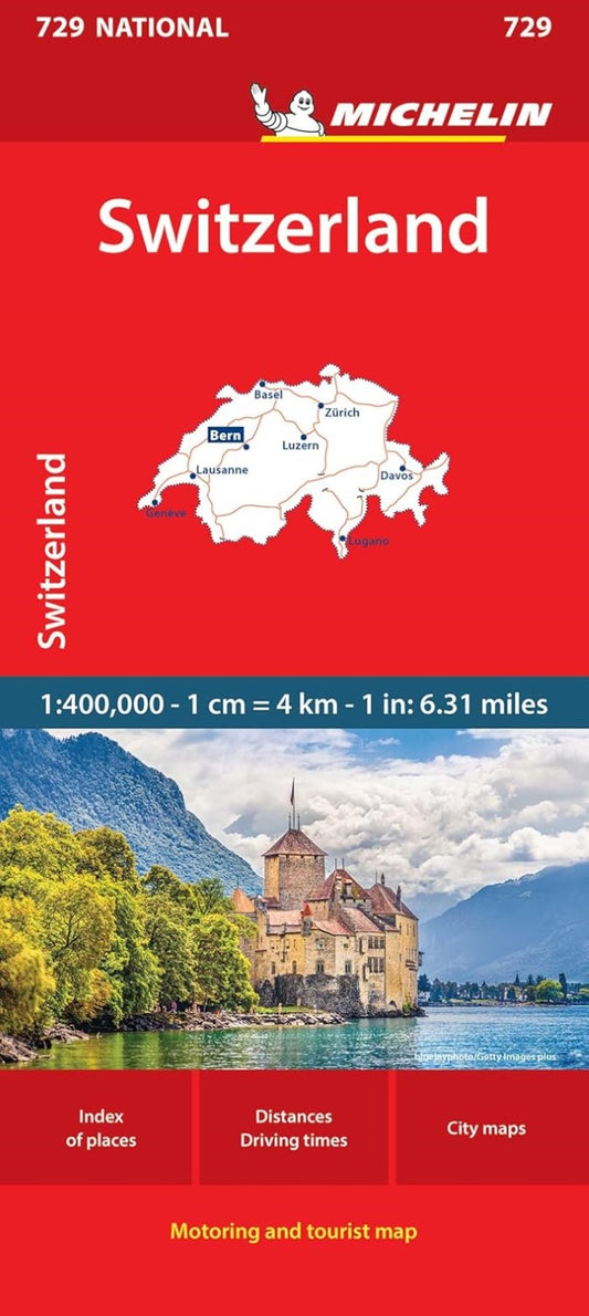 Switzerland Road Map
