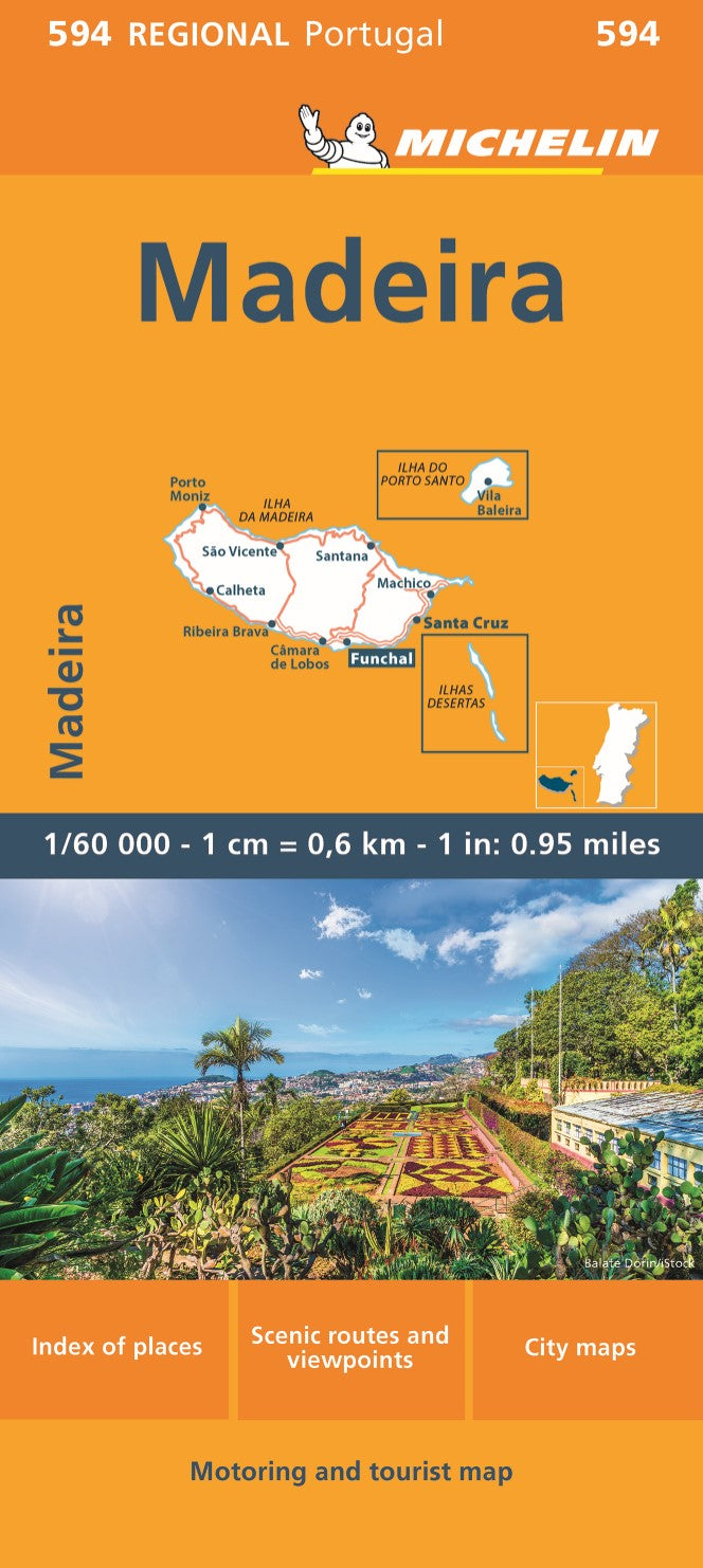 Madeira Motoring & Tourist Map (594)