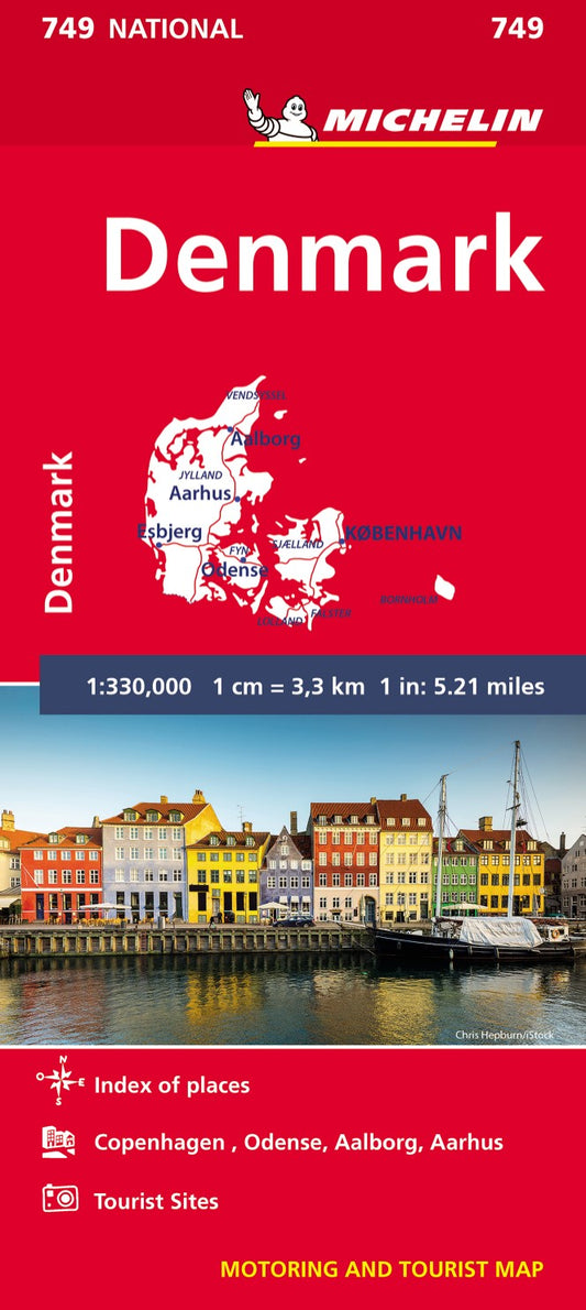 Denmark: road and tourist map = Danemark: carte routière et touristique