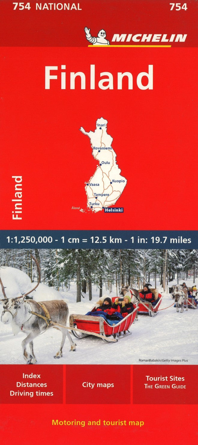 Finland Motoring and Tourist Map (754)