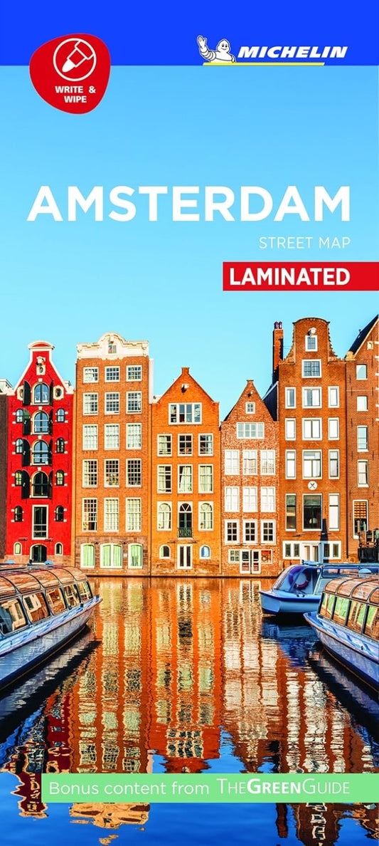 Amsterdam Laminated City Map