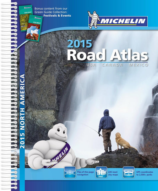 2015 Road Atlas USA Canada, Mexico