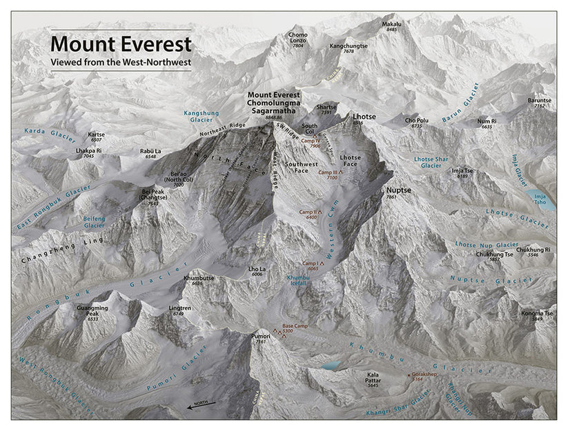 Mount Everest Viewed from the West-Northwest - English - Paper ...