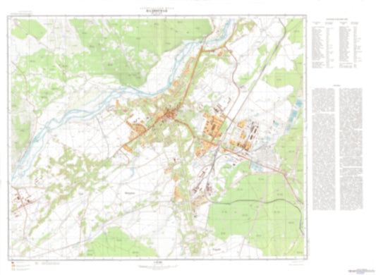 Nadvornaia (Ukraine) - Soviet Military City Plans