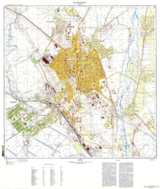 Nakhichevan (Azerbaijan) - Soviet Military City Plans