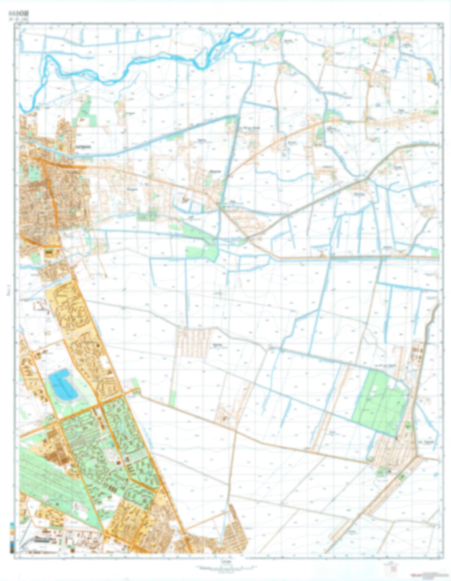 Navoi 2 (Uzbekistan) - Soviet Military City Plans