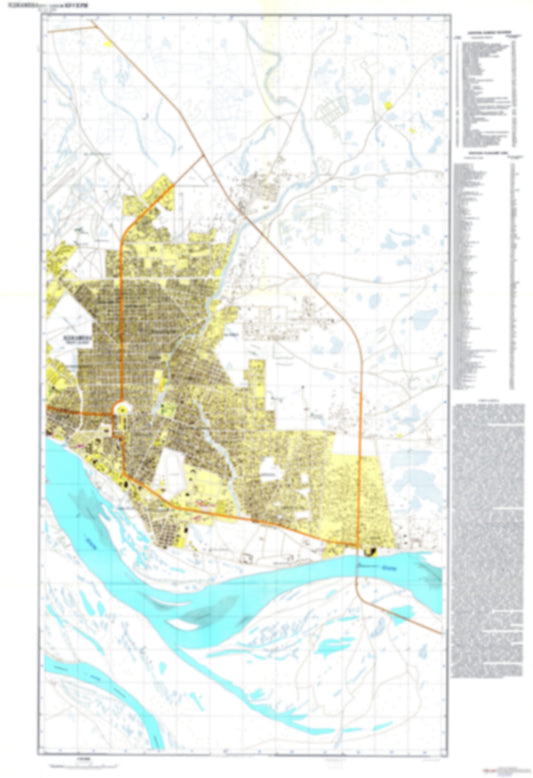 Ndjamena 2 (Chad) - Soviet Military City Plans
