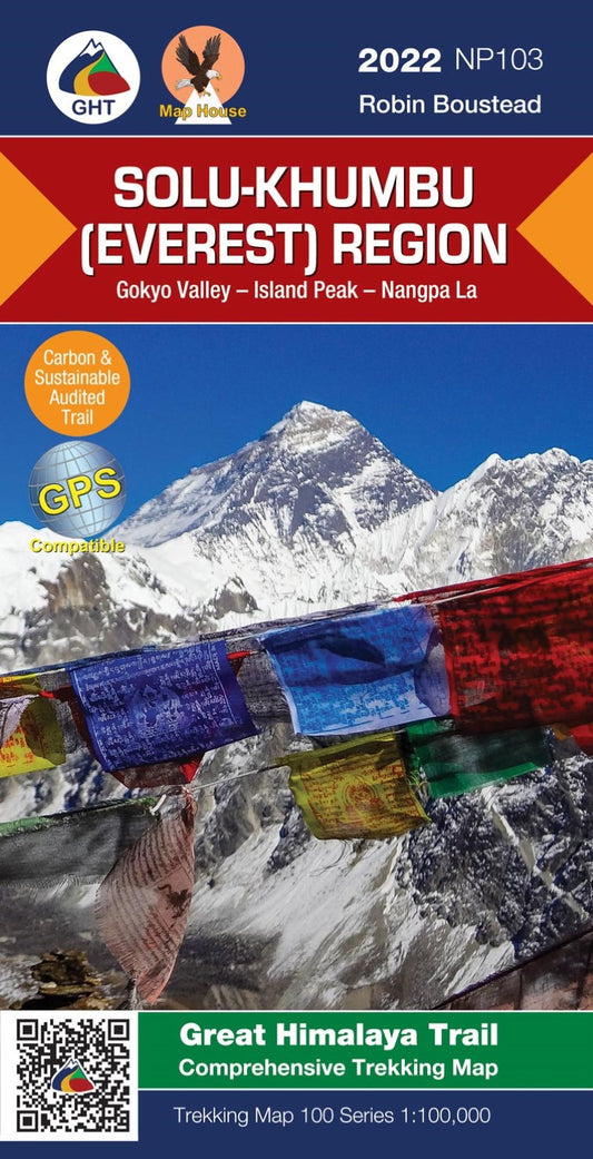 Solu-Khumbu (Everest) region 1:100,000 trekking map (NP103)