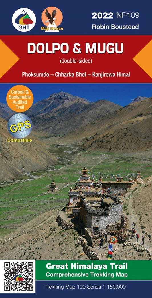 Dolpo and Mugu Region: 1:150,000 Trekking Map (The Great Himalaya Trail Series Maps NP 109)
