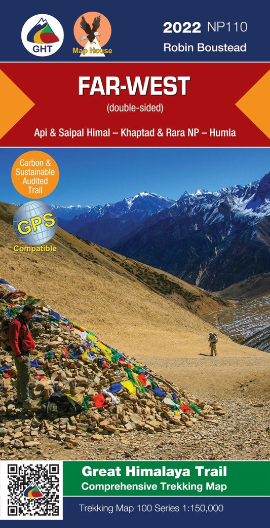 Far-West Trekking Map : Api & Saipal Himal - Khaptad & Rara NP - Humla (Double Sided)