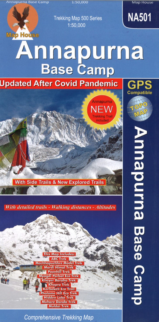 Annapurna Base Camp Comprehensive Trekking Map