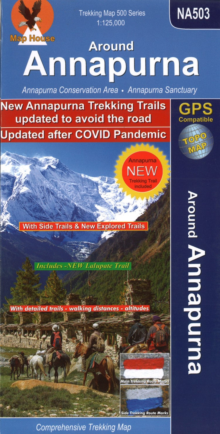 Around Annapurna - NA503 Comprehensive Trekking Map