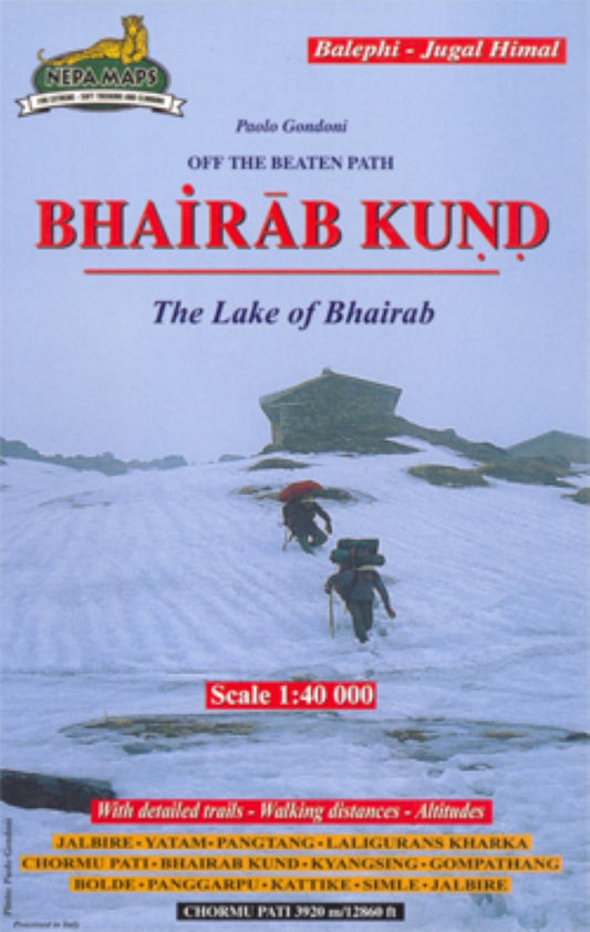 Bhairab Kund hiking map