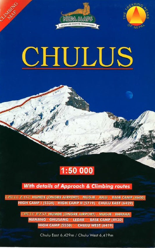 Chulus Climbing Map 1:50,000