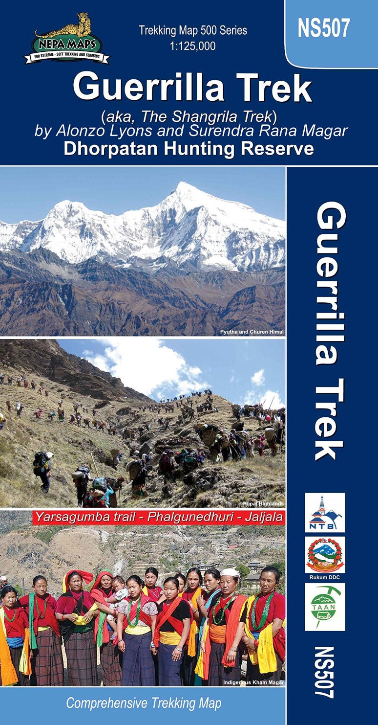Guerilla Trek Trekking Map
