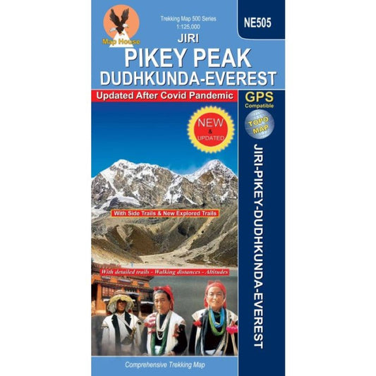Jiri-Pikey-Everest : Dudhkunda-Pikey Cultural & Renjo Pass Trail Trekking Map