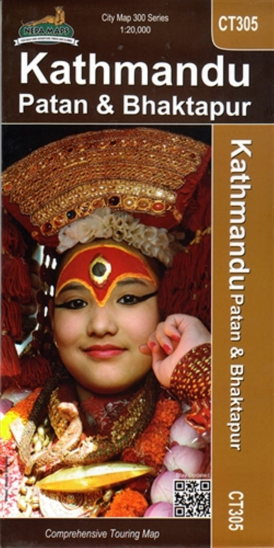 Kathmandu, Nepal City Map : Patan & Bhaktapur City Map