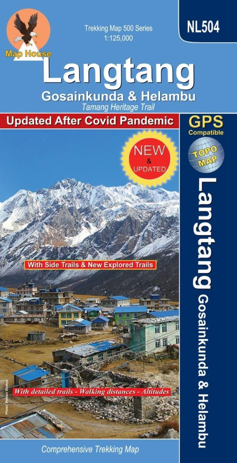 Langtang : Gosainkunda - Helambu - Tamang Heritage Trail : 1:125,000 Trekking Map