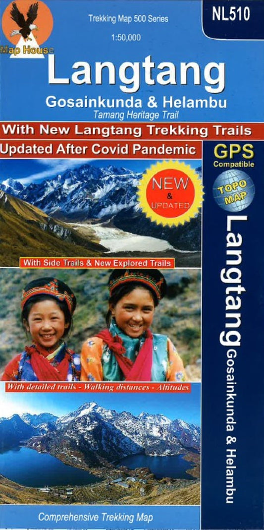 Langtang 1:50,000 Comprehensive Trekking Map