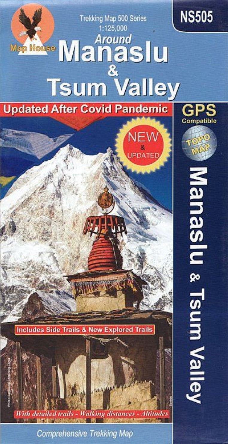 Manaslu & Tsum Valley Trekking Map