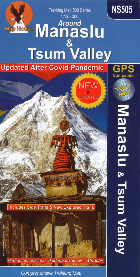 Manaslu & Tsum Valley Trekking Map