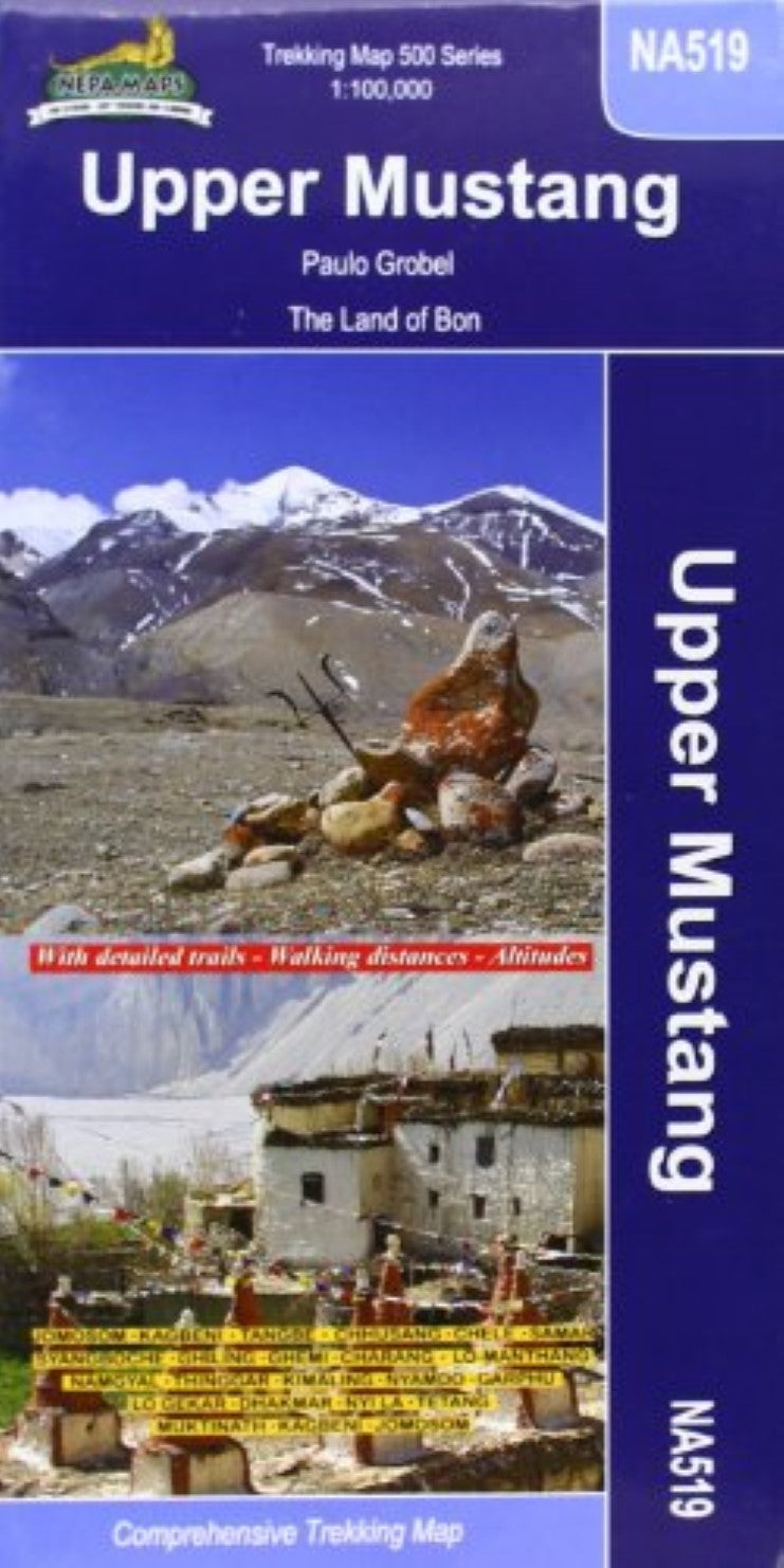 Upper Mustang Trekking Map