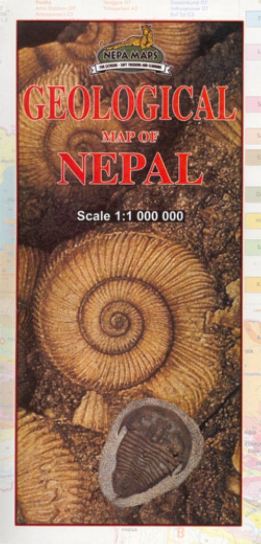 Nepal Geologic Map 1:1,000,000