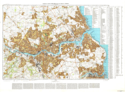 Newcastle Upon Tyne, Gateshead (UK) - Soviet Military City Plans
