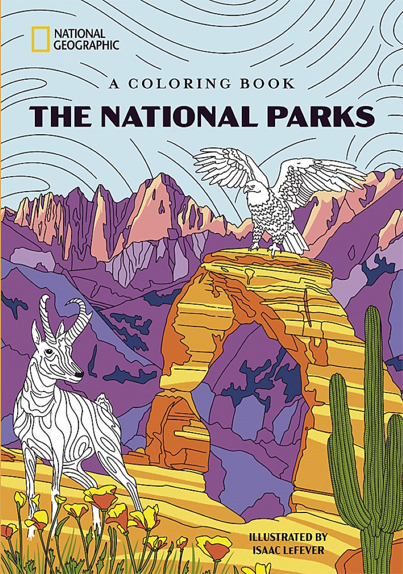 The National Parks: A Coloring Book