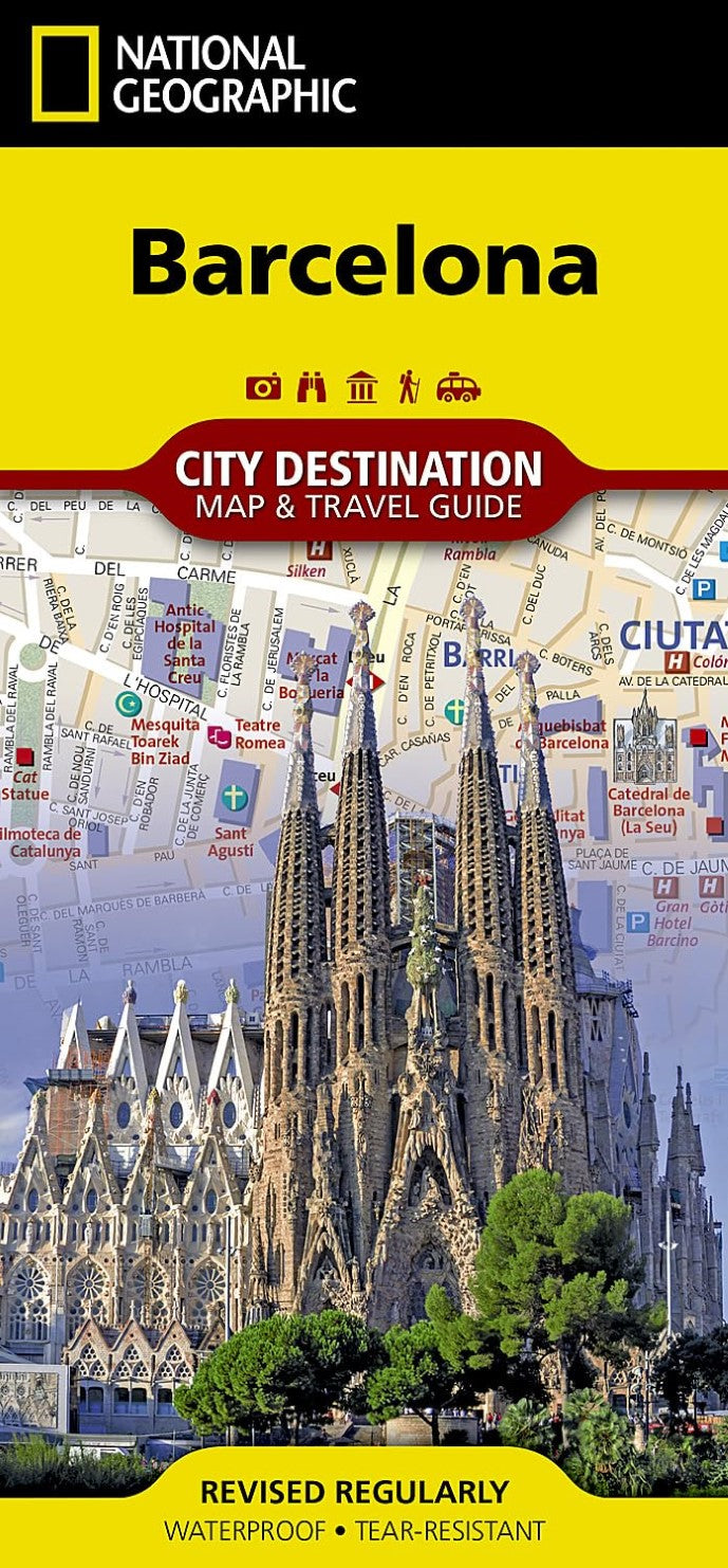 Barcelona, Spain Destination Map