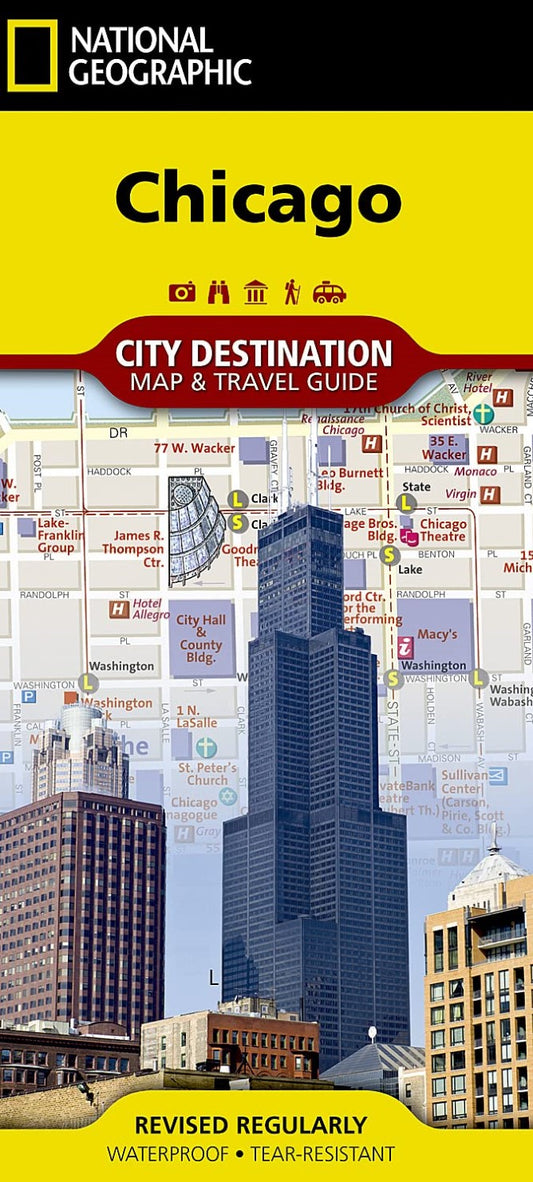 Chicago, Illinois City Destination Map and Travel Guide