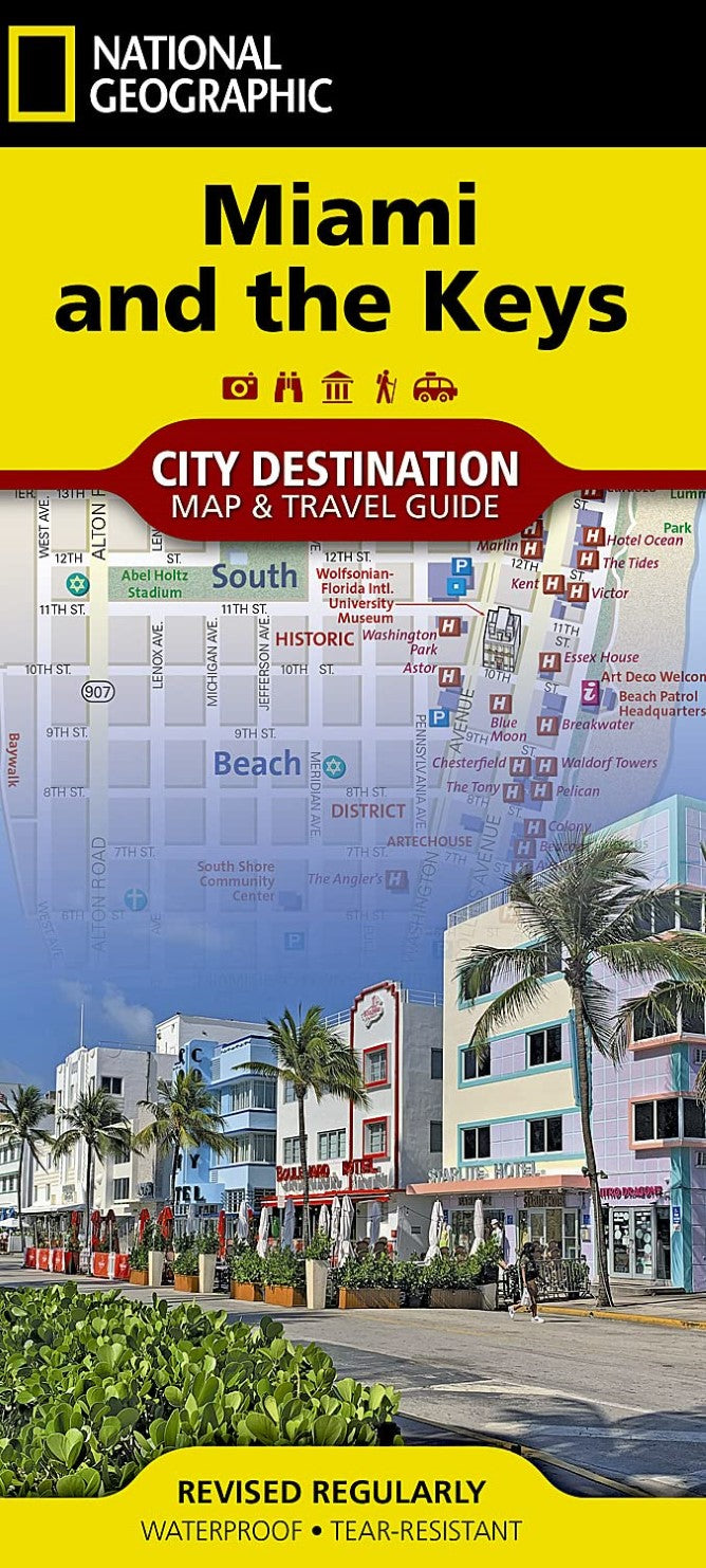 Miami, Florida and the Keys Destination Map