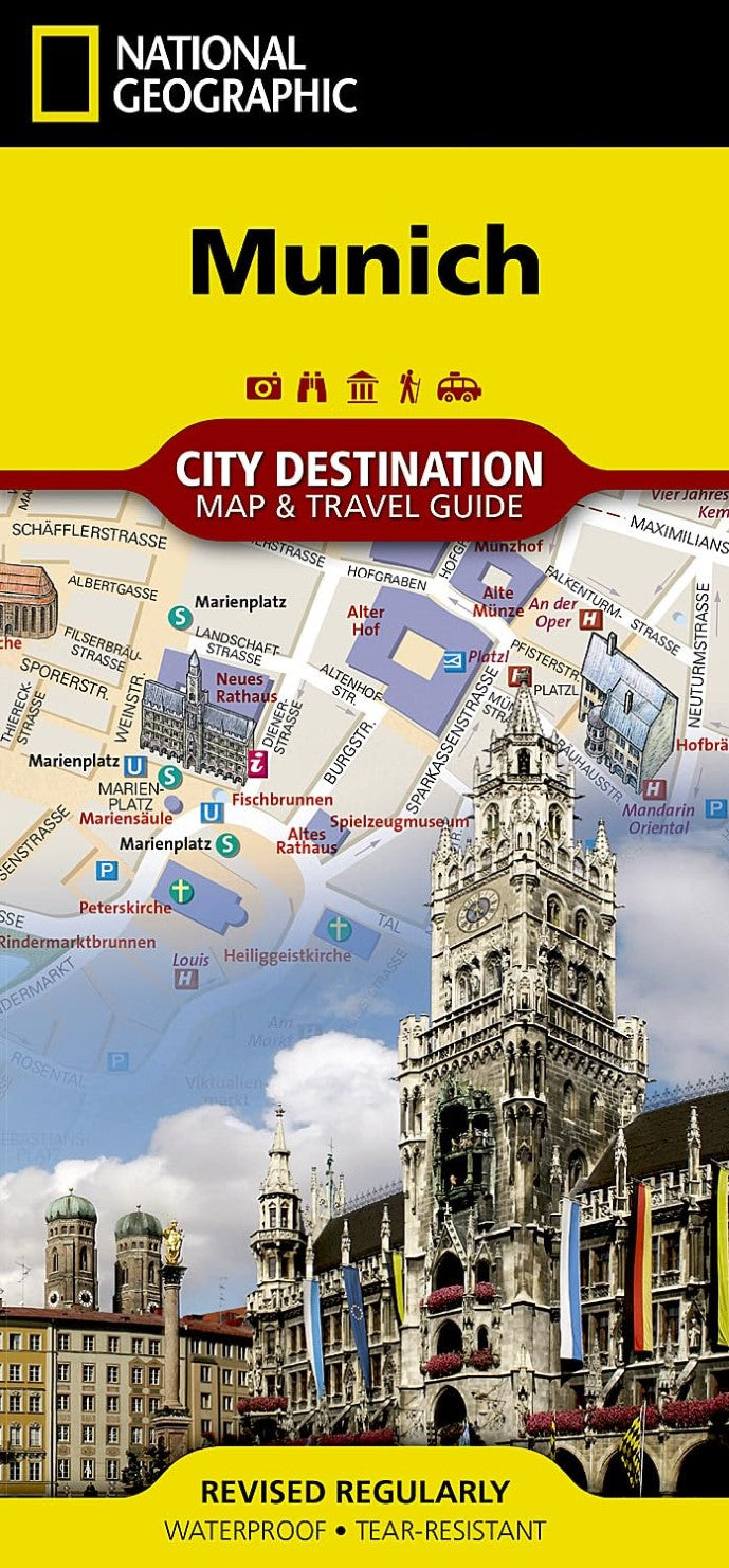 Munich, Germany City Destination Map & Travel Guide