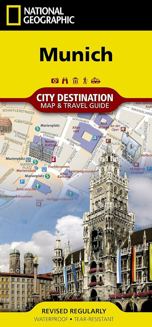 Munich, Germany City Destination Map & Travel Guide