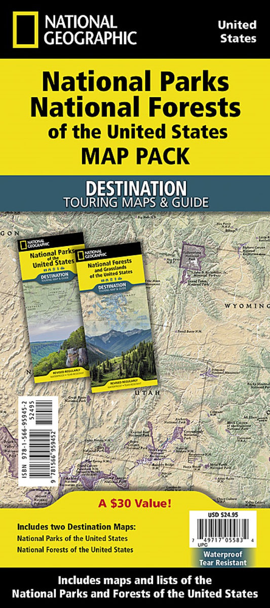 National Parks & National Forest of the US [Map Pack Bundle]