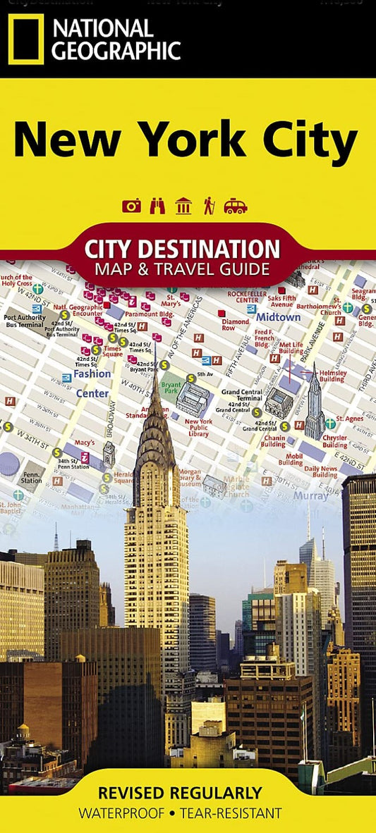 New York City, New York Destination Map & Travel Guide