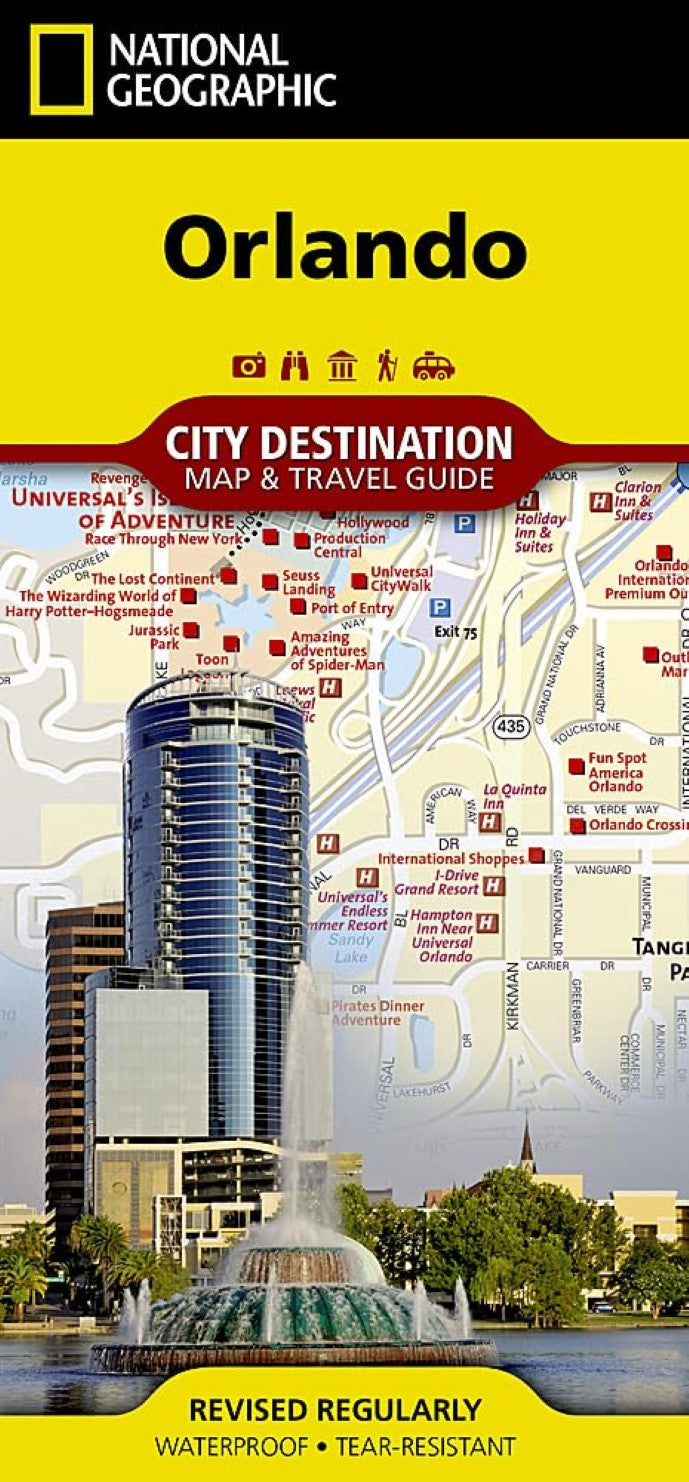 Orlando, Florida City Destination Map & Travel Guide