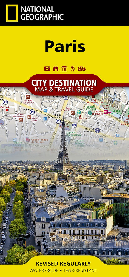 Paris, France Destination Map and Travel Guide