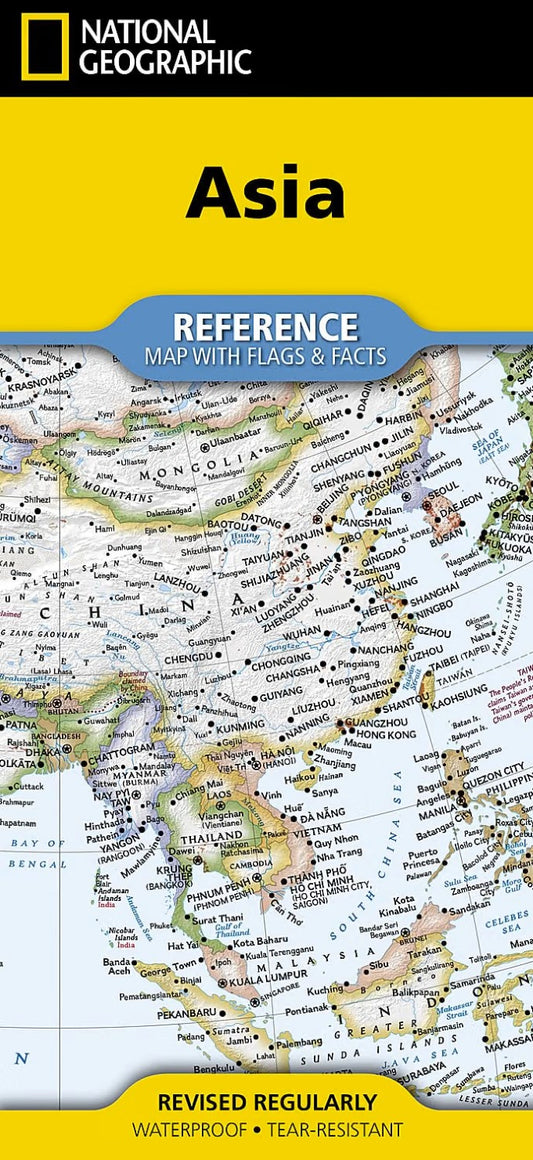 Asia with Flags & Facts [folded]