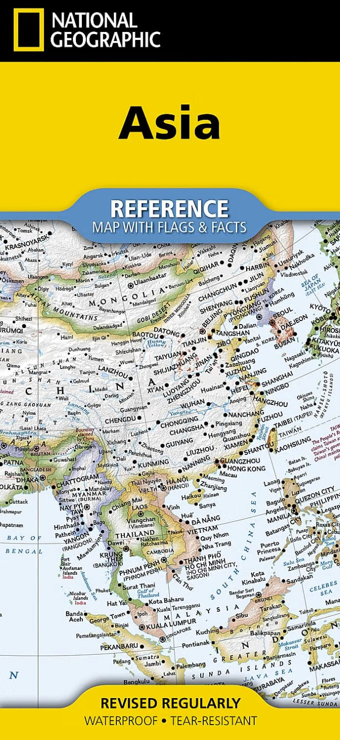 Asia with Flags & Facts [folded]