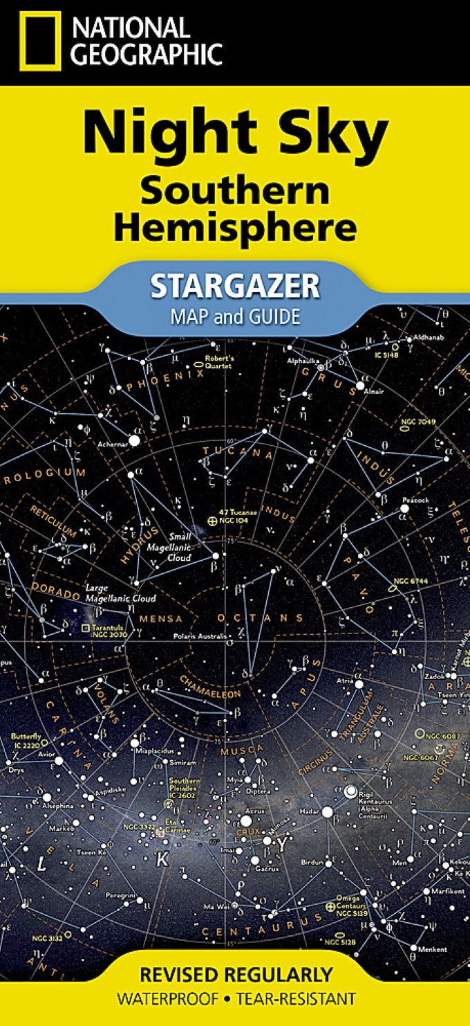 Night Sky - Southern Hemisphere [Stargazer folded] Map