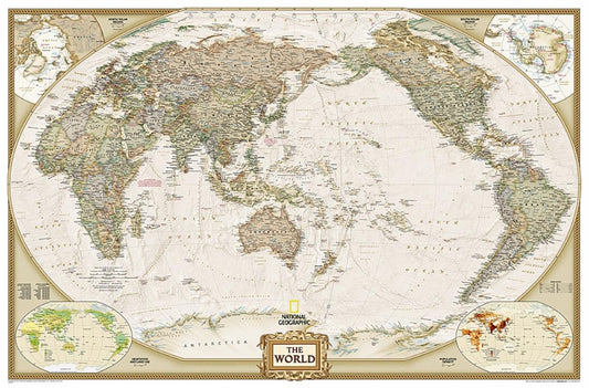 The world [Executive, Pacific, Large, Tubed]
