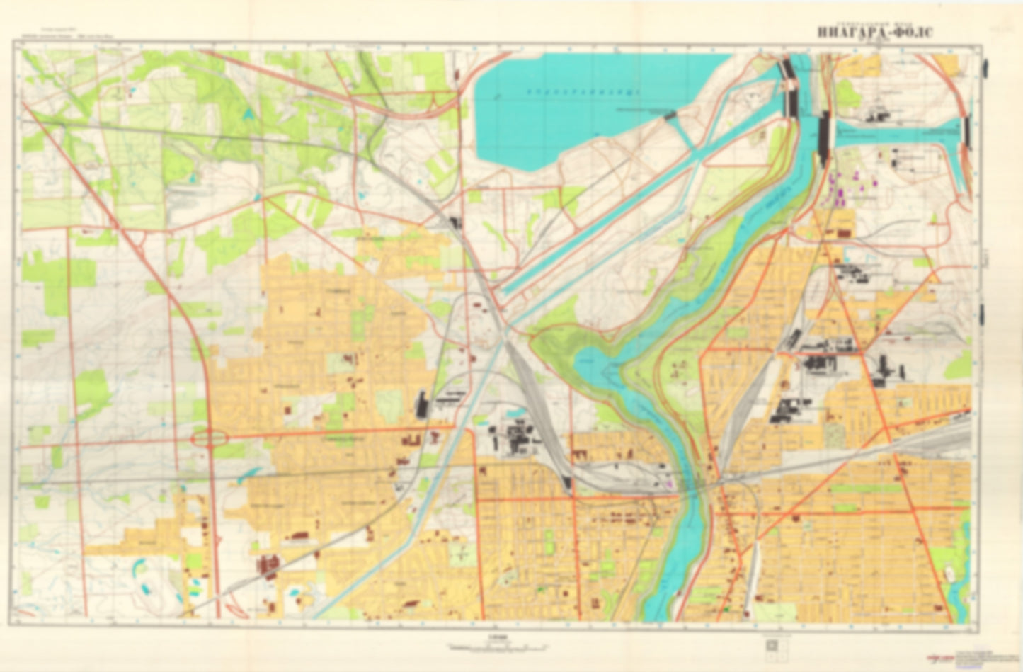 Niagara Falls, NY 1 (USA) - Soviet Military City Plans