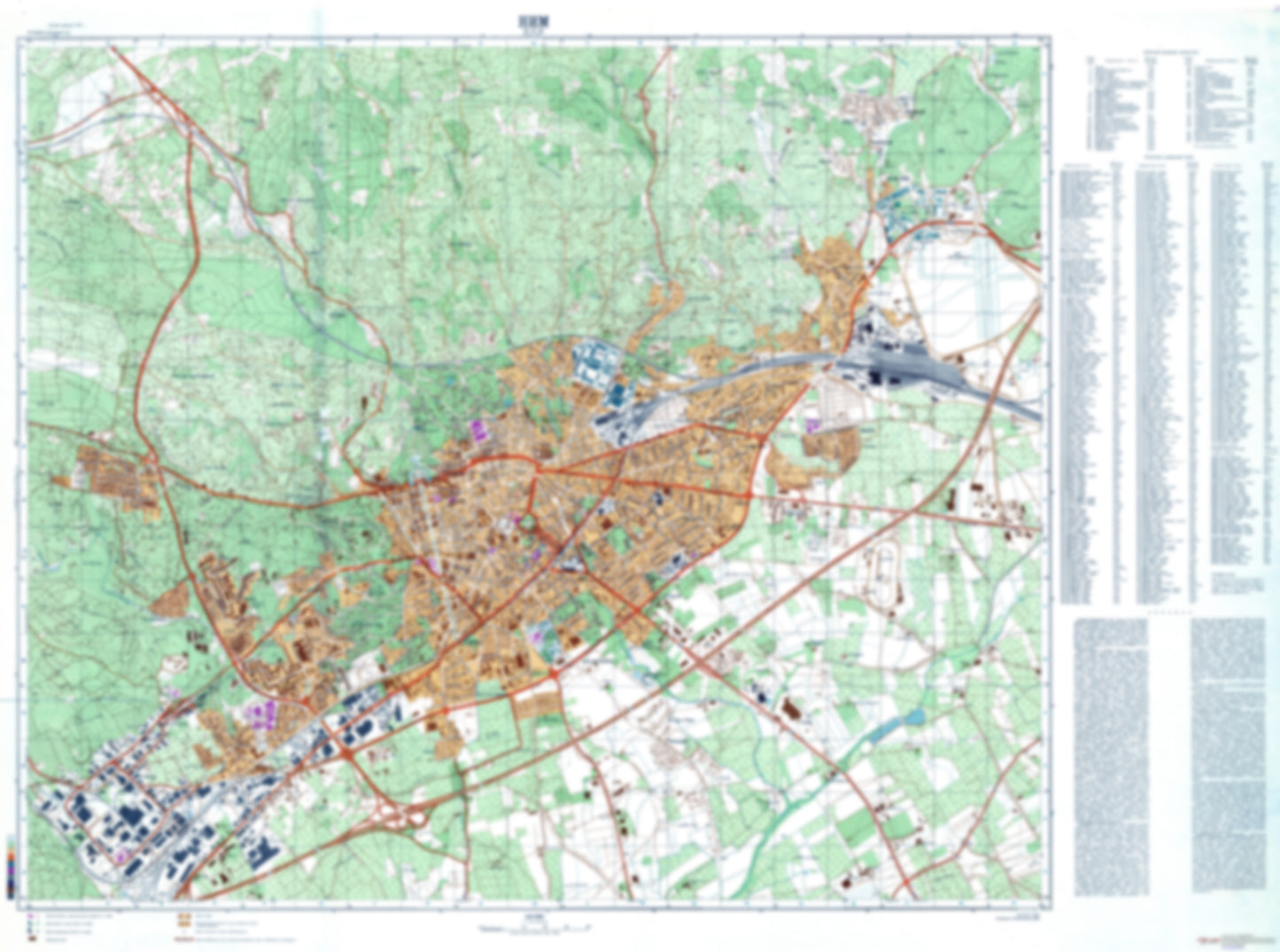 Nimes (France) - Soviet Military City Plans