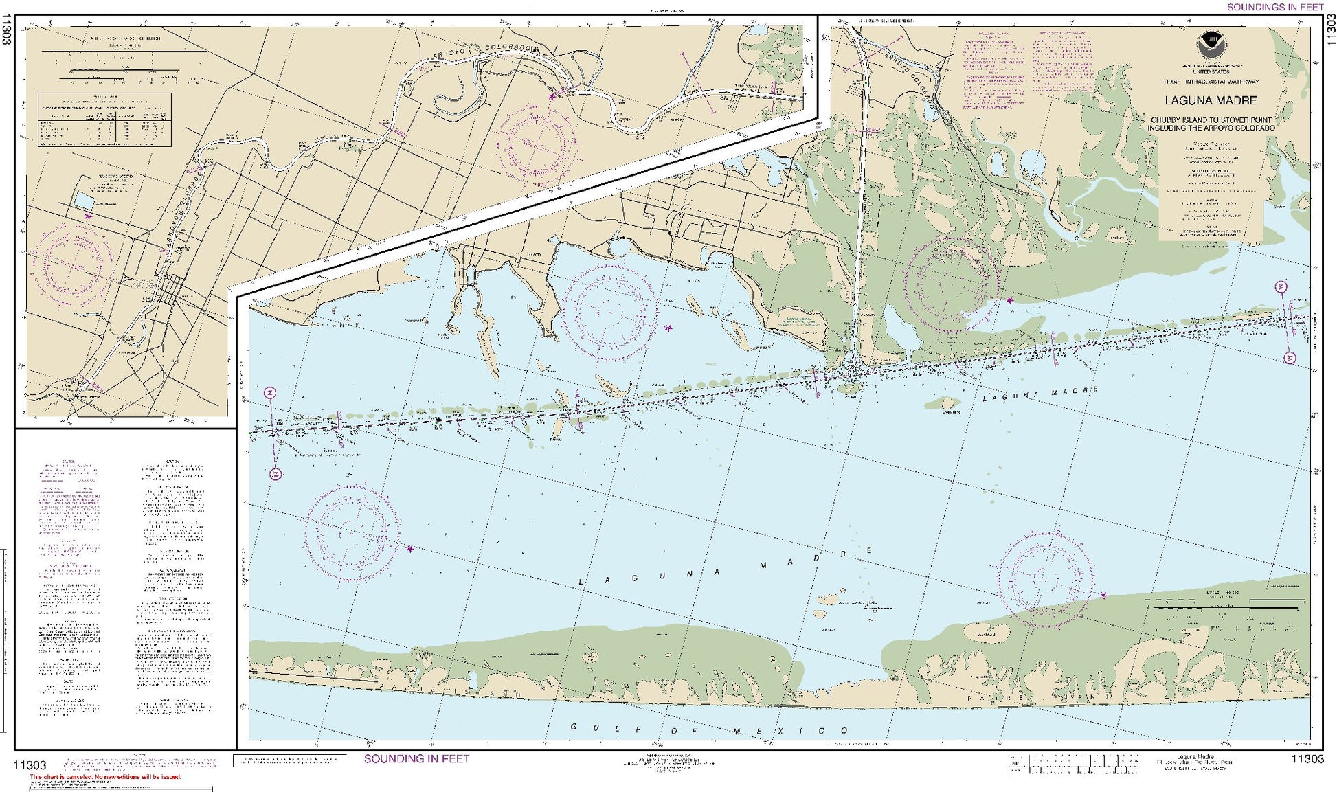 Chubby Island to Stover Point Including The Arroyo Colorado (11303) by NOAA